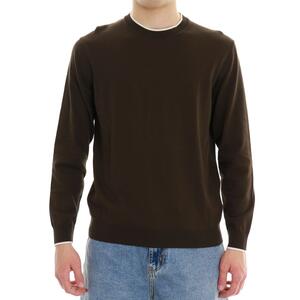 MAGLIA CONTRASTI +39MASQ MARRONE